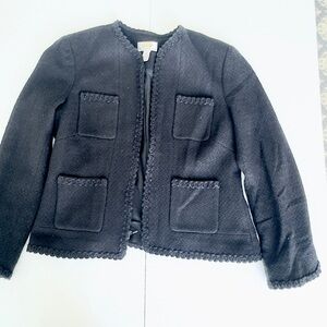 Black Textured Jacket